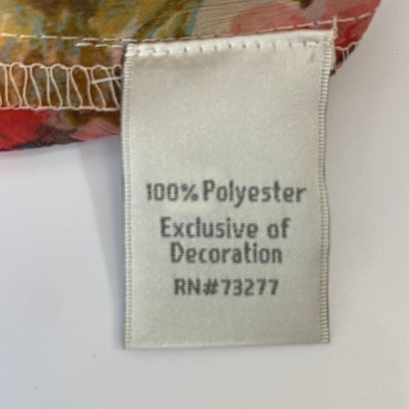 DISNEY SNOW WHITE LC LAUREN CONRAD Top Blouse Floral Peasant Boho Pink Size S XL - Picture 7 of 8